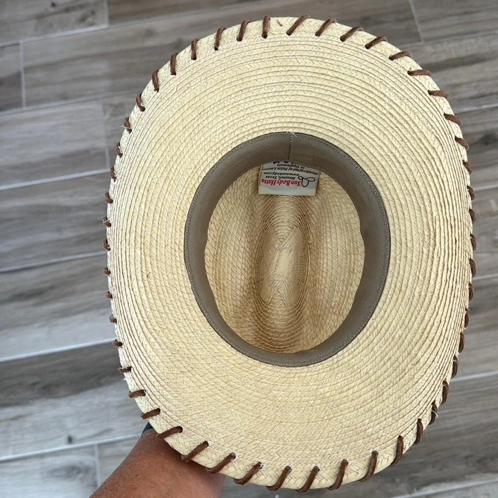 Sun Body Hats Kid’s Cattleman with brown laced brim